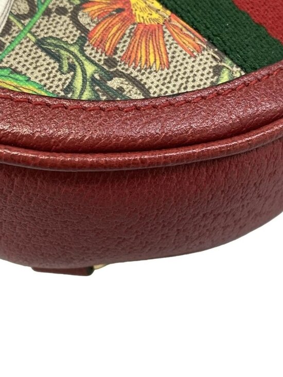 GUCCI Ophidia GG Mini Backpack/Guccitian 598661 Beige Red Multi PVC Cotton - main image 5